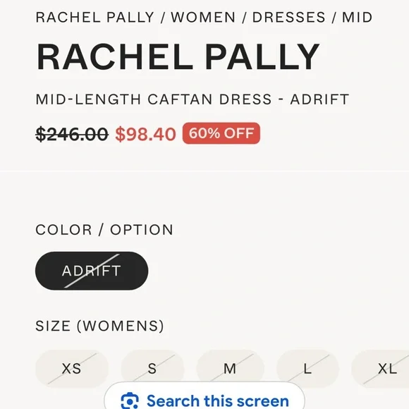 Rachel Pally | size medium | mid length caftan dress - Picture 5 of 12